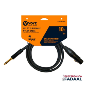 Cable Micrófono XLR de 3 metros H 10 FT SAC3PSXF STAGG