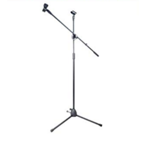 Soporte para micrófono para dos microfonos