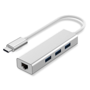 Hub de tipo-C red USB 3.0 4 en 1