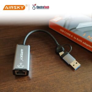 Adaptador USB-C a RJ45 AIRSKY