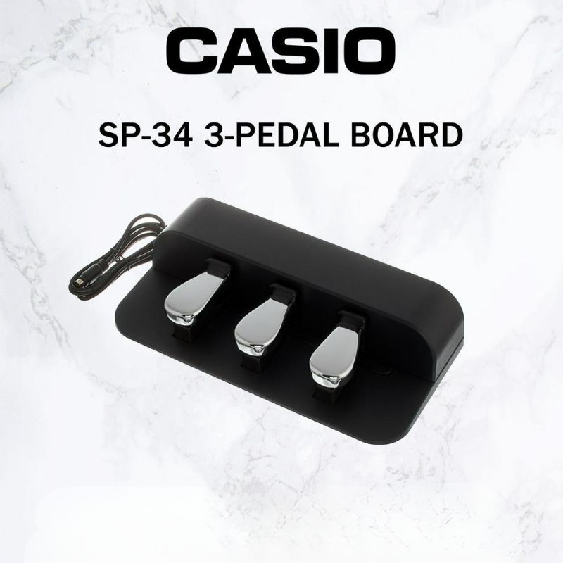 Pedalera de 3 Pedales Casio SP-34 para Piano Digital