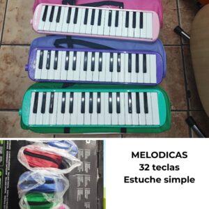 Melódica de 32 Teclas con Estuche Simple | Ligera e Ideal para Estudiantes