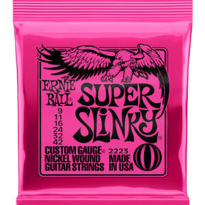 Cuerdas para Guitarra Eléctrica Ernie Ball Super Slinky 2223 09-42