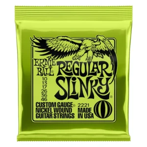 Cuerdas para Guitarra Eléctrica Ernie Ball Regular Slinky 2221 10-46