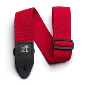 Correa para Guitarra Ernie Ball Roja | Estilo y Confort