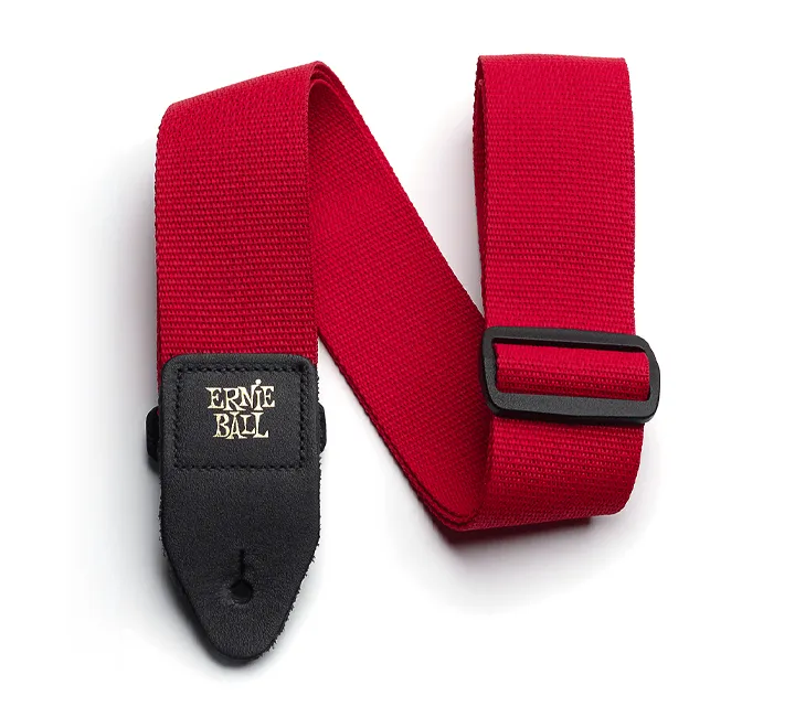 Correa para Guitarra Ernie Ball Roja | Estilo y Confort