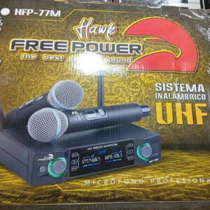 Micrófono Inalámbrico Free Power HFP 77M | Sistema Profesional UHF