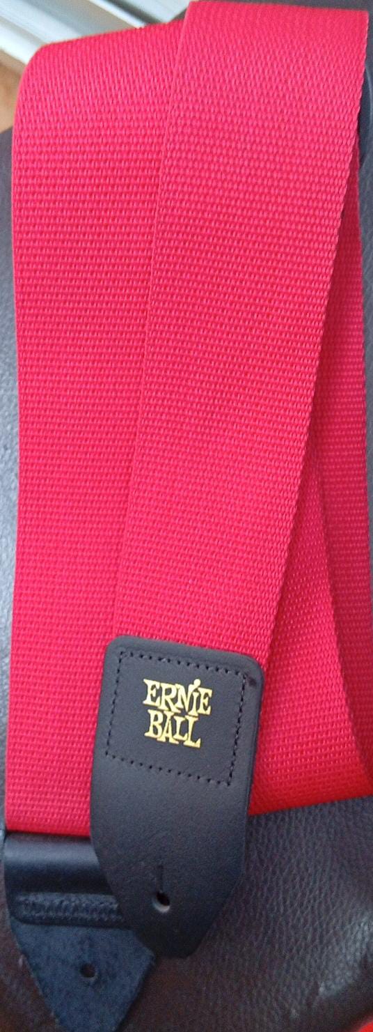Correa para Guitarra Ernie Ball Roja | Estilo y Confort - Imagen 2
