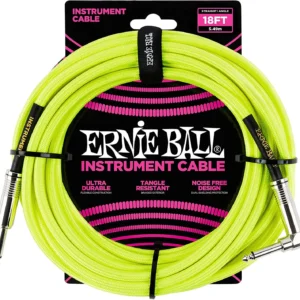 Cable de instrumento Ernie Ball P06085 - 5.4m - Neon Yellow
