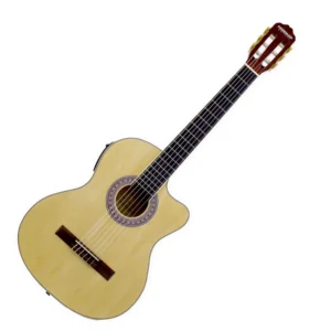 Guitarra Clásica Electroacústica Slim Freeman - Natural
