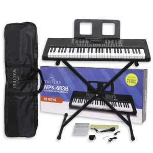 Teclado personal multifunción 61 teclas Walters con funda y soporte WPK-683B
